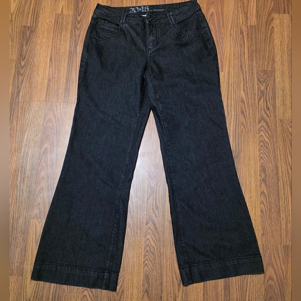 Parasuco Y2K Men's Black Denim Jeans Men’s 30x30 Wide Leg Relaxed Streetwear D41